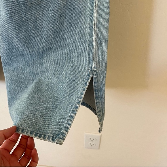 MOTHER Snacks The Fun Dip Puddle Slice in Lots of Nibbles Jean - Picture 11 of 13